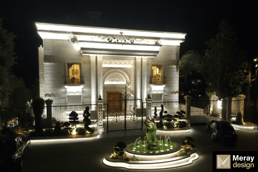 Luxury Home Sophisticated Outdoor Lighting